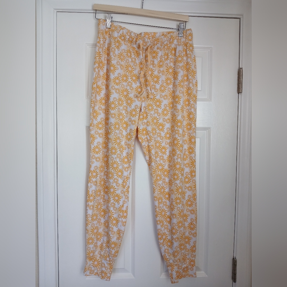 Jockey Yellow and White Floral PJ Pants